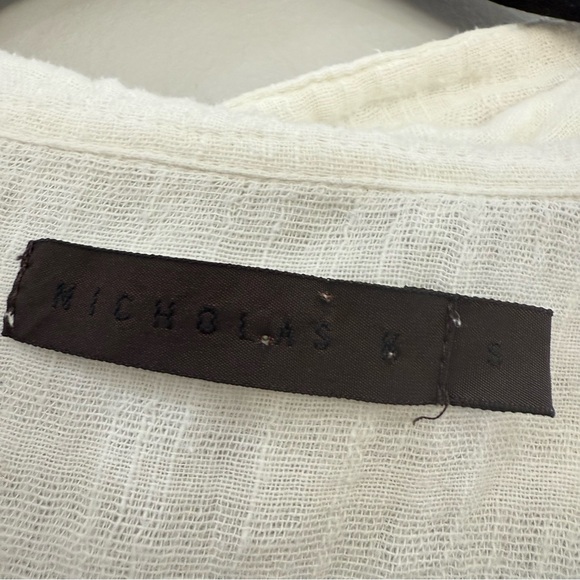 Jenni Kayne Sweater Shaker Stitch Cabin V-Neck Wool Cashmere in Oatmeal - Picture 8 of 8